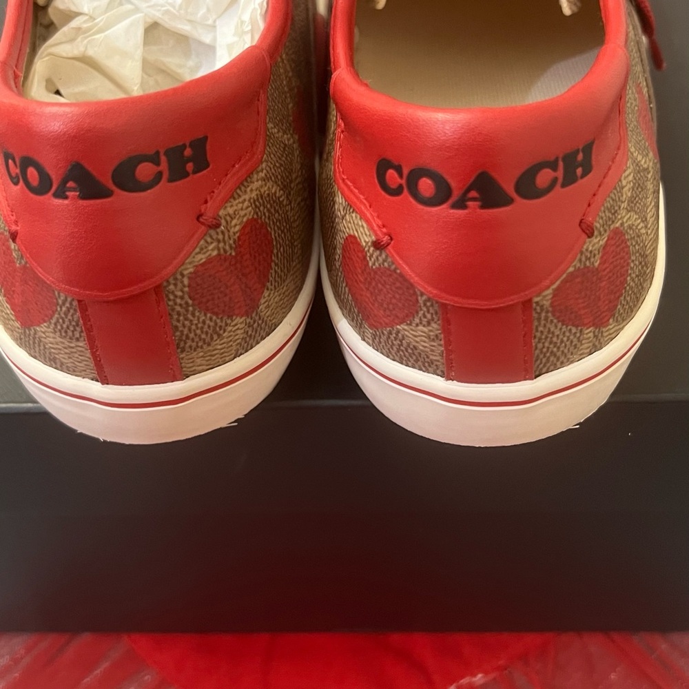 🎁🎁 Coach Signature Coated Canvas Sneaker Shoes, Style #C9056 🎁🎁 - Picture 2 of 7